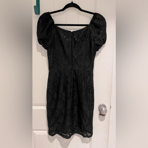 Little Black Dress Flower Embroidery - Picture 2 of 5